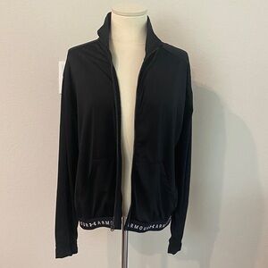 Under Armour Women's Black Athletic Jacket Sz Large